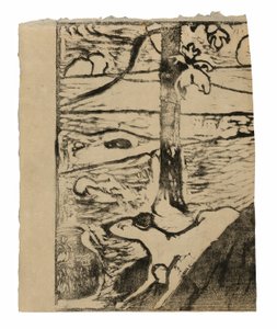 Manao tupapau (Hayalet Düşünür veya Hayalet Onu Düşünür) by Paul Gauguin