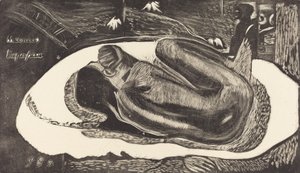 Manoa Tupapau Bir Ruhun Perisi Oluyor, 18941895. by Paul Gauguin