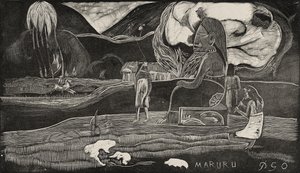 Maruru (Minnettarlık teklifleri) by Paul Gauguin