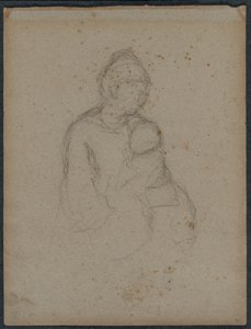 Anne ve Çocuk recto, 1870