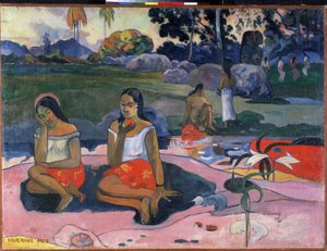 "Nave Nave Moe" (Kutsal Bahar: Tatlı Rüyalar) Tablosu Paul Gauguin (1848-1903) (Post-Empresyonizm) 1894 Ebat 73x98 cm Saint Petersburg, Hermitage Müzesi by Paul Gauguin