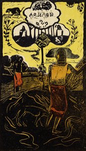 hayır hayır hayır by Paul Gauguin