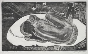 Noa Noa: Manao Yupapau (Ölülerin Ruhları Tarafından İzlendi) by Paul Gauguin