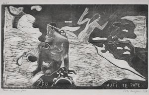 Noa Noa: Nehirdeki Kadınlar (Auti Te Pape) by Paul Gauguin