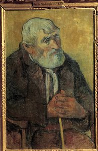 Sopalı yaşlı adam, Paul Gauguin (1848-1903) 1890 by Paul Gauguin