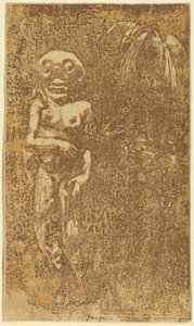 Oviri Vahşi [rekto], 18941895. by Paul Gauguin