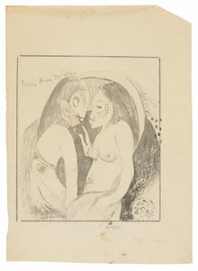 Parau Hina Tefatou (Ay Tanrıçası ile Dünya Tanrısı Arasındaki Sözler) by Paul Gauguin