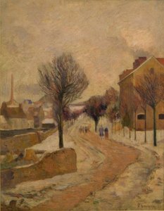 Karda Paris banliyösü by Paul Gauguin