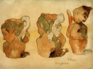 Kumtaşı kaplar by Paul Gauguin