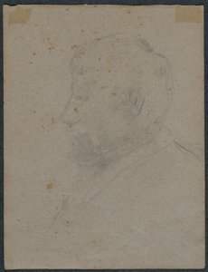 Bir Adamın Profil Büstü (verso) by Paul Gauguin