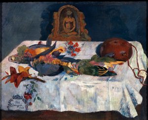 Papağanlarla Natürmort, 1902. by Paul Gauguin