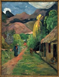 Dağlara giden yol by Paul Gauguin