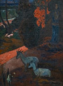TARARI MARURU (iki keçi ile manzara) by Paul Gauguin