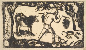 Tahiti Taşıyan Muz, 1898-99. by Paul Gauguin