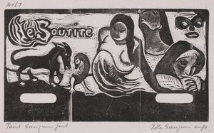 Tahiti Serisi: Gülümseme by Paul Gauguin