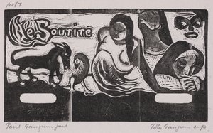 Tahiti Serisi: Gülümseme. by Paul Gauguin
