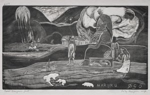 Tahiti Serisi: İbadet by Paul Gauguin
