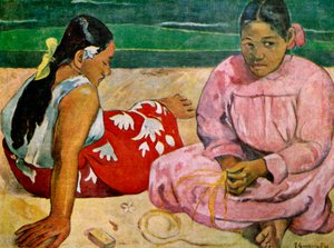 Sahilde Tahitili Kadınlar, 1891 1939. by Paul Gauguin