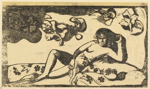 Te Arii Vahine (Kraliyet Kanı Leydisi) by Paul Gauguin