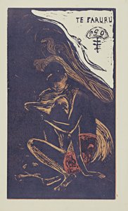 Noa Noa Serisinden Burada Seviştiğimiz Faruru, 1893-1894 by Paul Gauguin