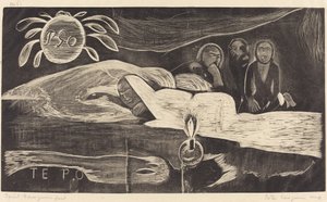 Te Po (Uzun Gece) by Paul Gauguin