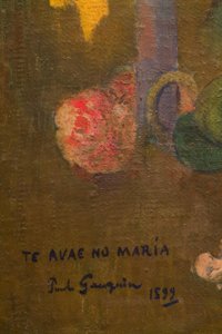Te avae no Maria by Paul Gauguin