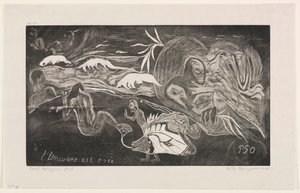 “Noa Noa” dizisinden Evrenin Yaratılışı by Paul Gauguin