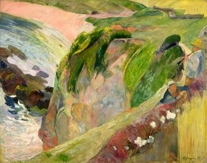 Uçurumdaki Flageolet Oyuncusu by Paul Gauguin