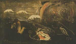 Evren Yaratılır Evren Yaratılır, c. 1894. by Paul Gauguin