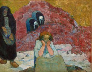 Şarap Hasadı, İnsan Sefalet, 1888. by Paul Gauguin