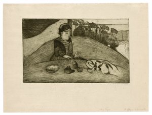 İncirli Kadın by Paul Gauguin