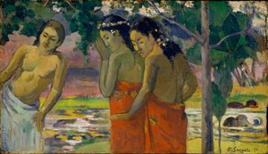 Üç Tahitili Kadın, 1896 by Paul Gauguin