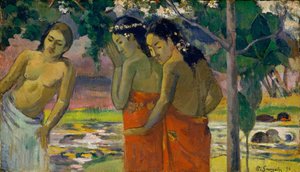 Üç Tahitili Kadın, 1896. by Paul Gauguin