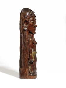 Thérèse, c.1902-3 (oyulmuş miro ahşap, yaldız ve bakır çiviler) (ayrıca bkz. 2835560-1) by Paul Gauguin
