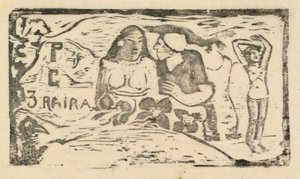 1895 yılında veya sonrasında, Le Sourire Gülümseme Başlığı için Başlık Sayfası. by Paul Gauguin