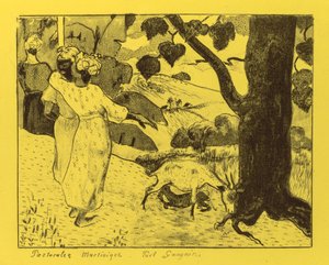Volpini Süiti: Martinik Pastoral Pastorales Martinik, 1889. by Paul Gauguin