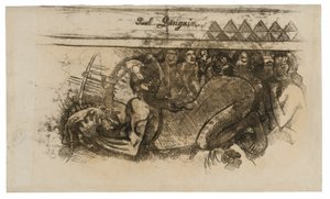 kedili kadın by Paul Gauguin