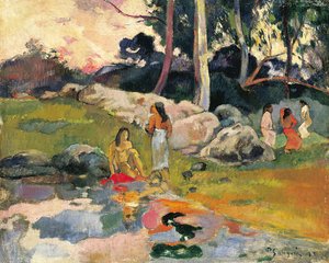 Nehir kenarındaki kadınlar by Paul Gauguin