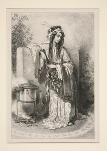 (?) (BÜYÜCÜ.) by Paul Gavarni