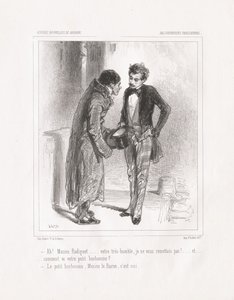 Paris saçmalığı: Ah! Bay Radiguet by Paul Gavarni