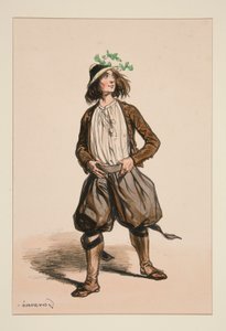 KEÇİ ÇOBANI. Hasır Şapka. by Paul Gavarni