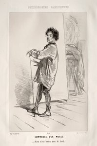 Muses Ticareti by Paul Gavarni