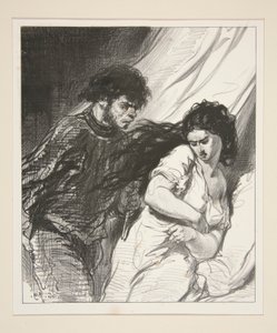 Saat on bir ile gece yarısı arasında. by Paul Gavarni