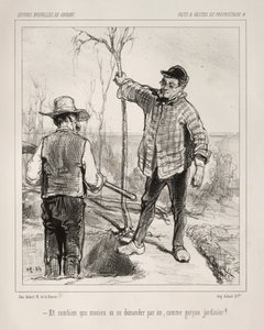 Sahibinin Eylemleri ve Eylemleri. by Paul Gavarni
