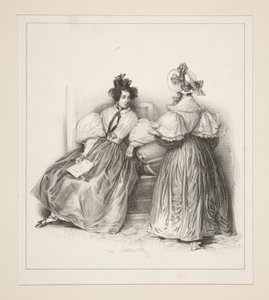 moda kadınlar by Paul Gavarni