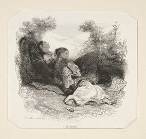 çiçekleri by Paul Gavarni