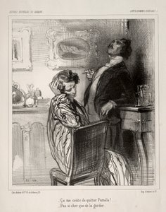 Güzel Burjuva Erkekler by Paul Gavarni