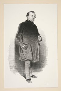 Henry Monnier by Paul Gavarni