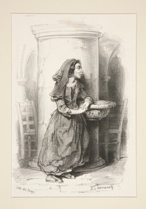 onlar için dua edeceğim by Paul Gavarni