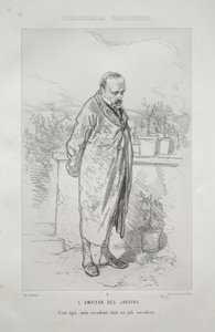 Bahçe Aşığı. by Paul Gavarni